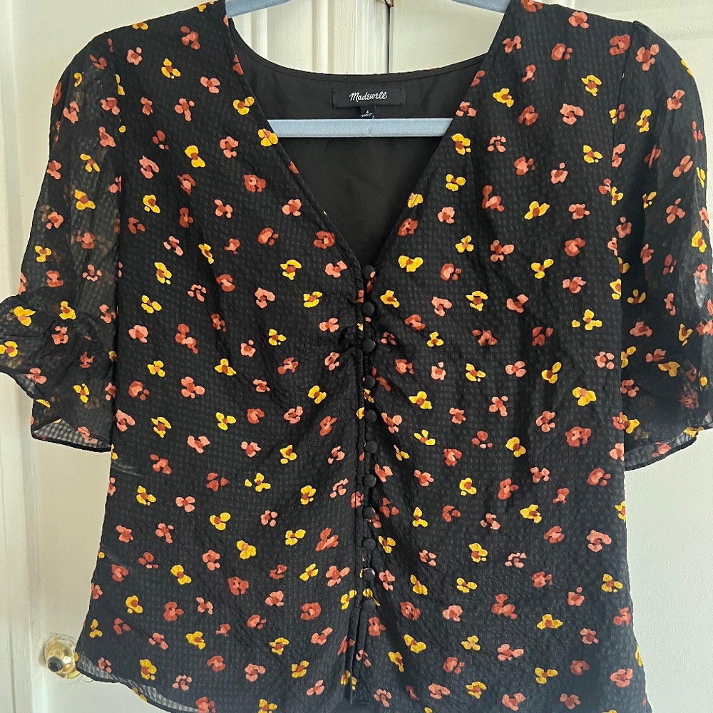 Madewell dressy top, size 4